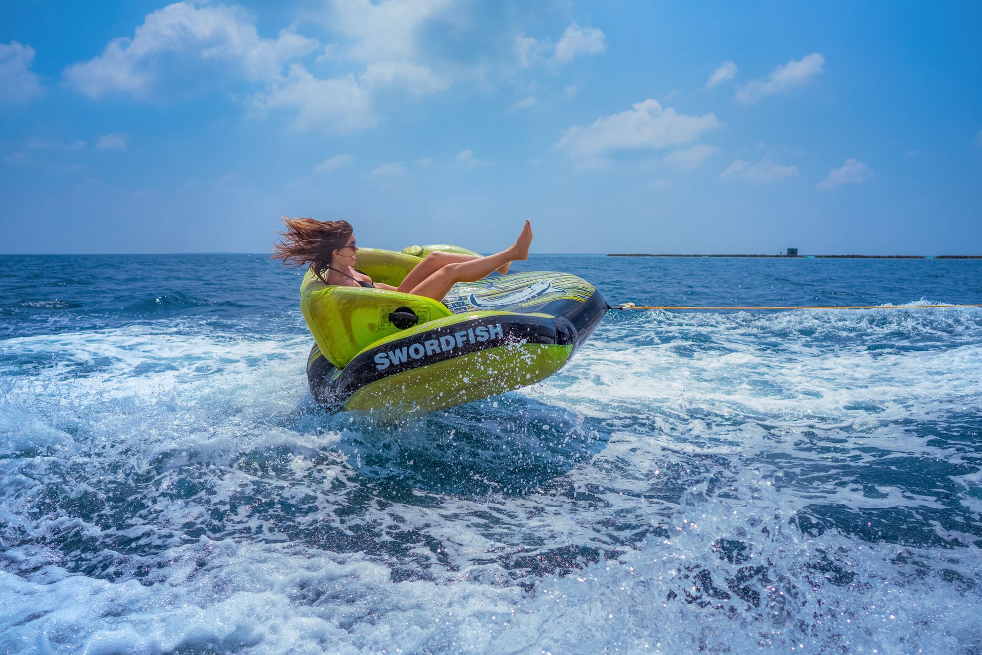 Donut rides at Amaya Beach Pasikudah