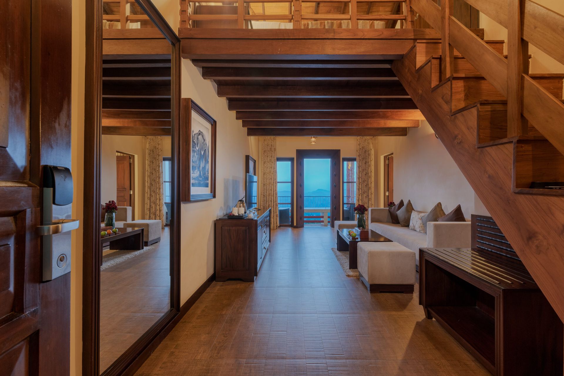 Ground floor of the family mountain view suite