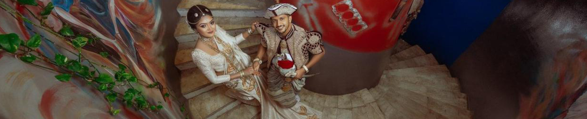 Groom dressed in traditional Nilame attire for his wedding