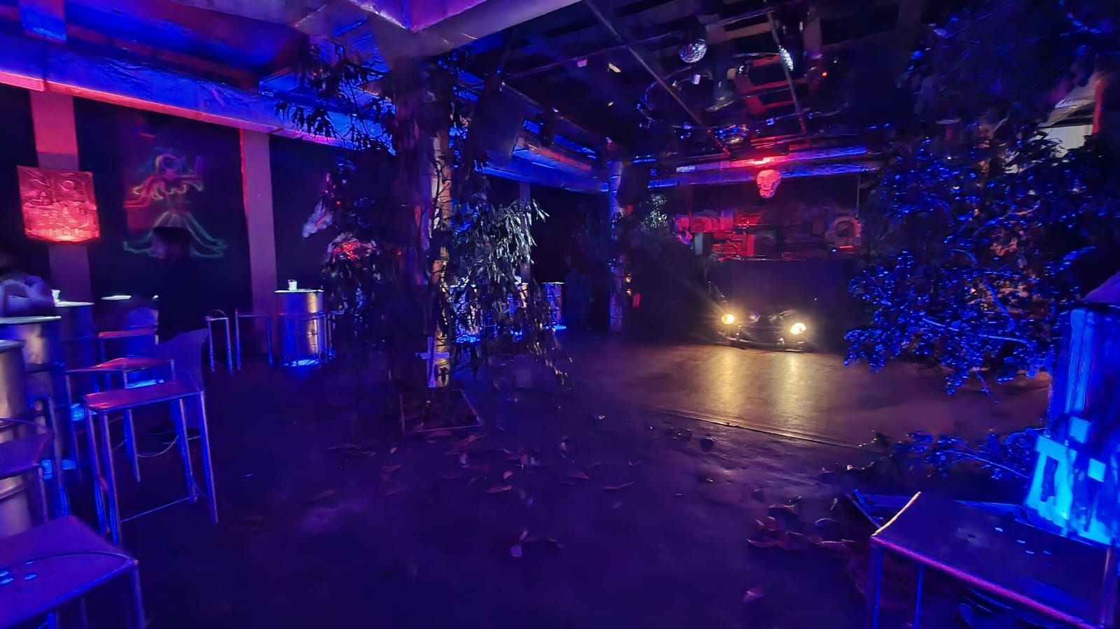Interior of Le Garage night club in Amaya Hills Kandy