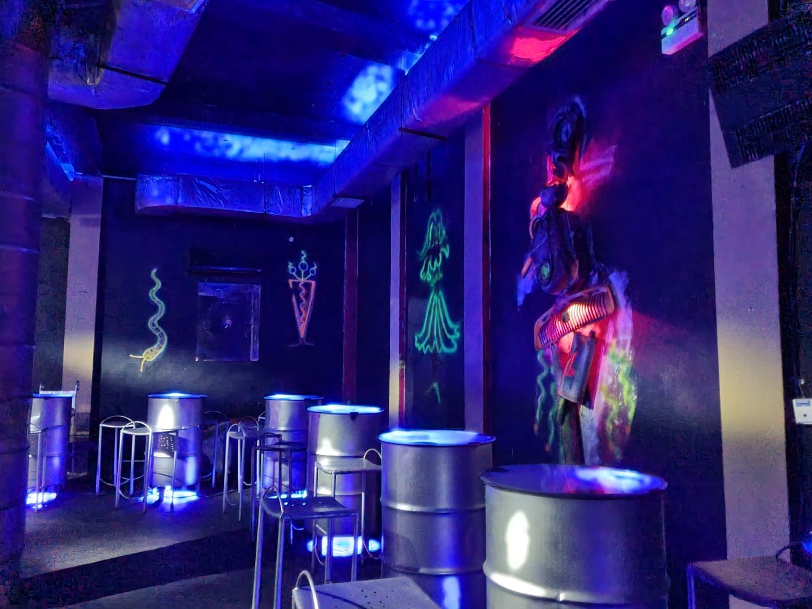 Interior of Le Garage night club in Amaya Hills Kandy