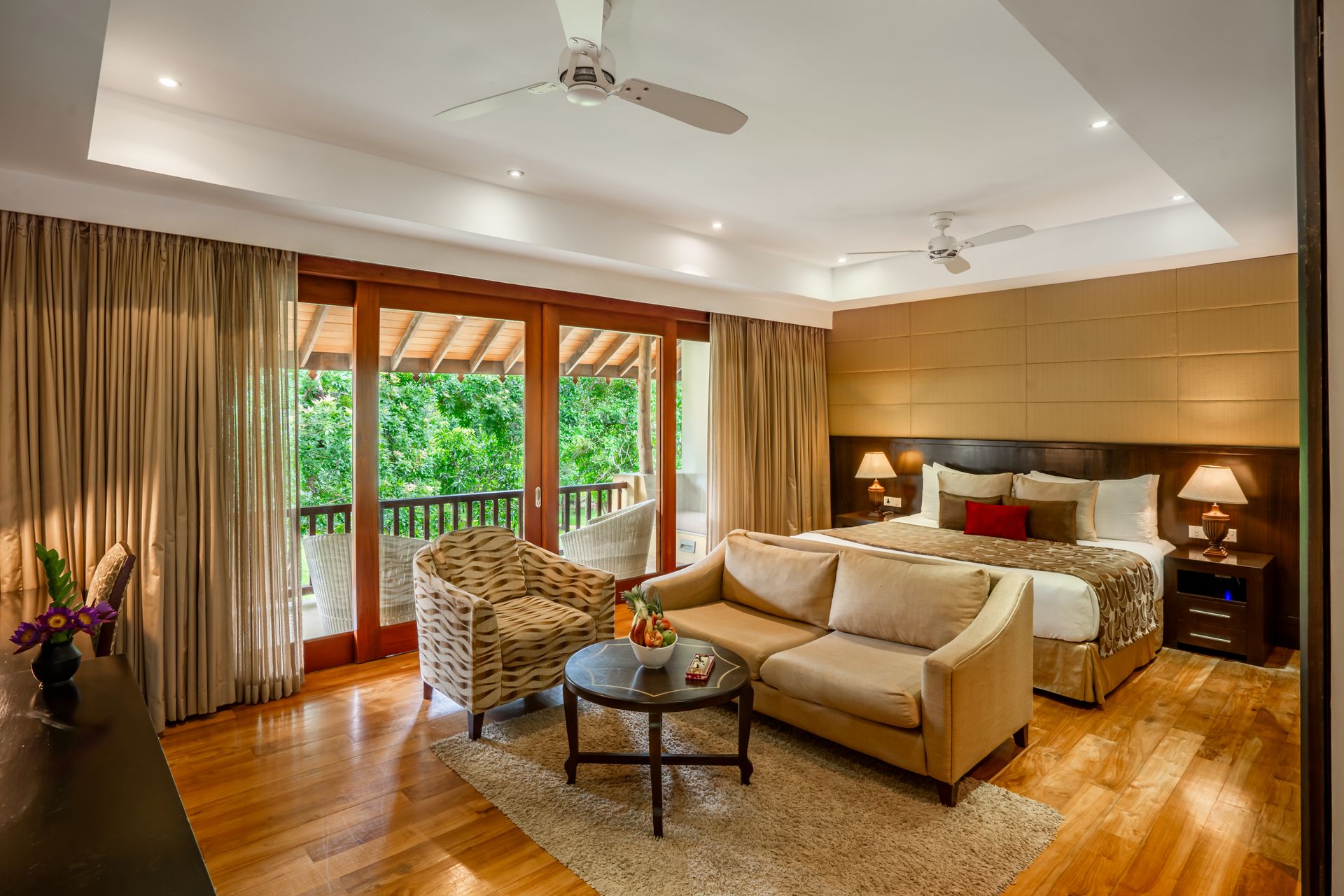 Interior of a signature suite at Amaya Lake Dambulla