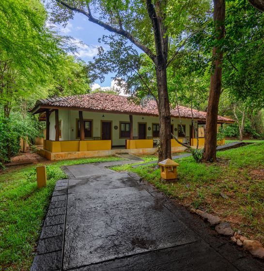 Exterior of a family villa at Amaya Lake Dambulla